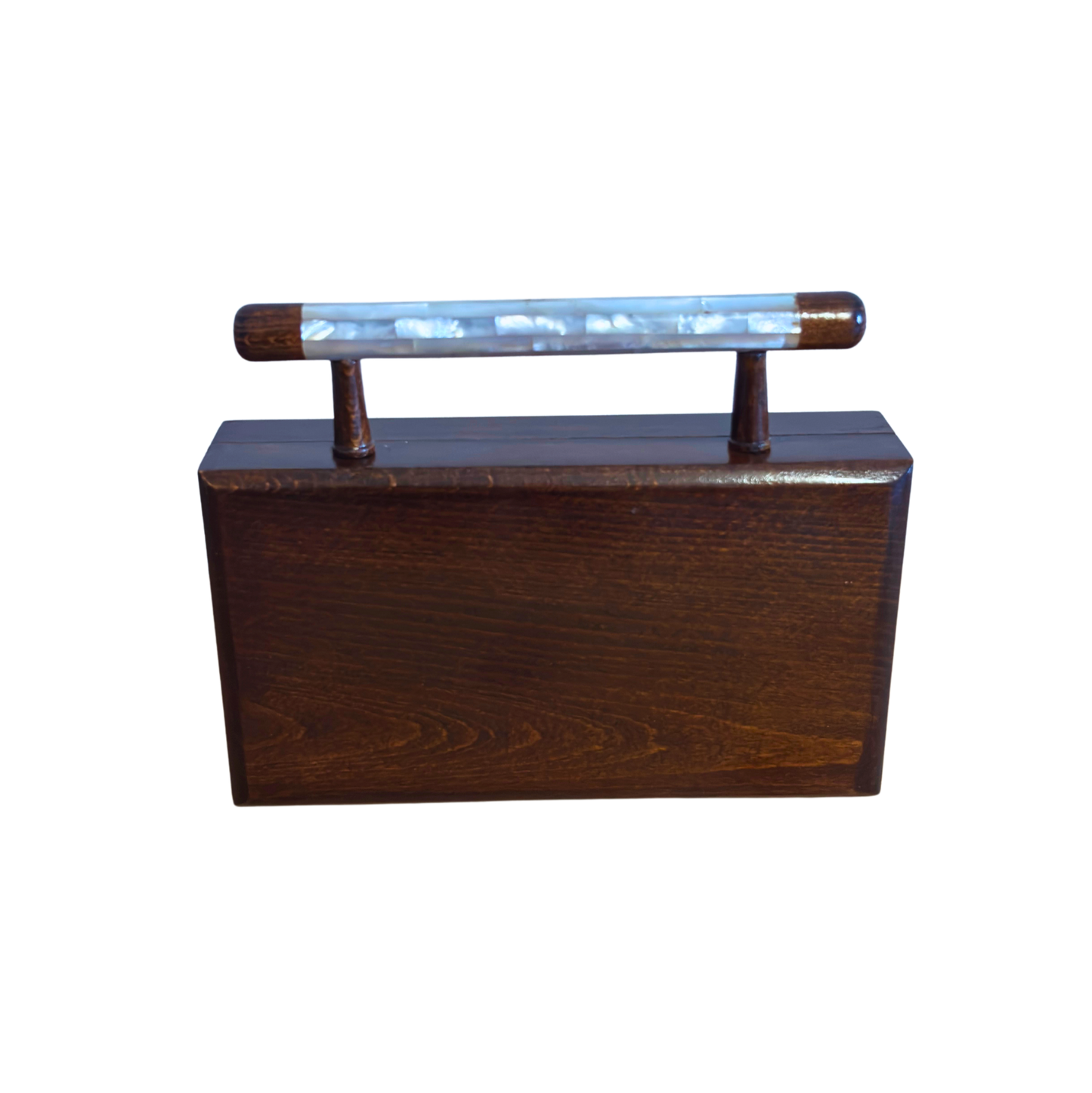 حقيبة يد "حديقة النور" الدمشقية الفاخرة – مطعّمة بالصدف وبطانة بروكار