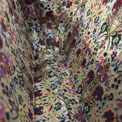 Jouri – Lüks Şam El Çantası, Gül Motifli Sedef İşleme & İnci Tesbih Zinciri