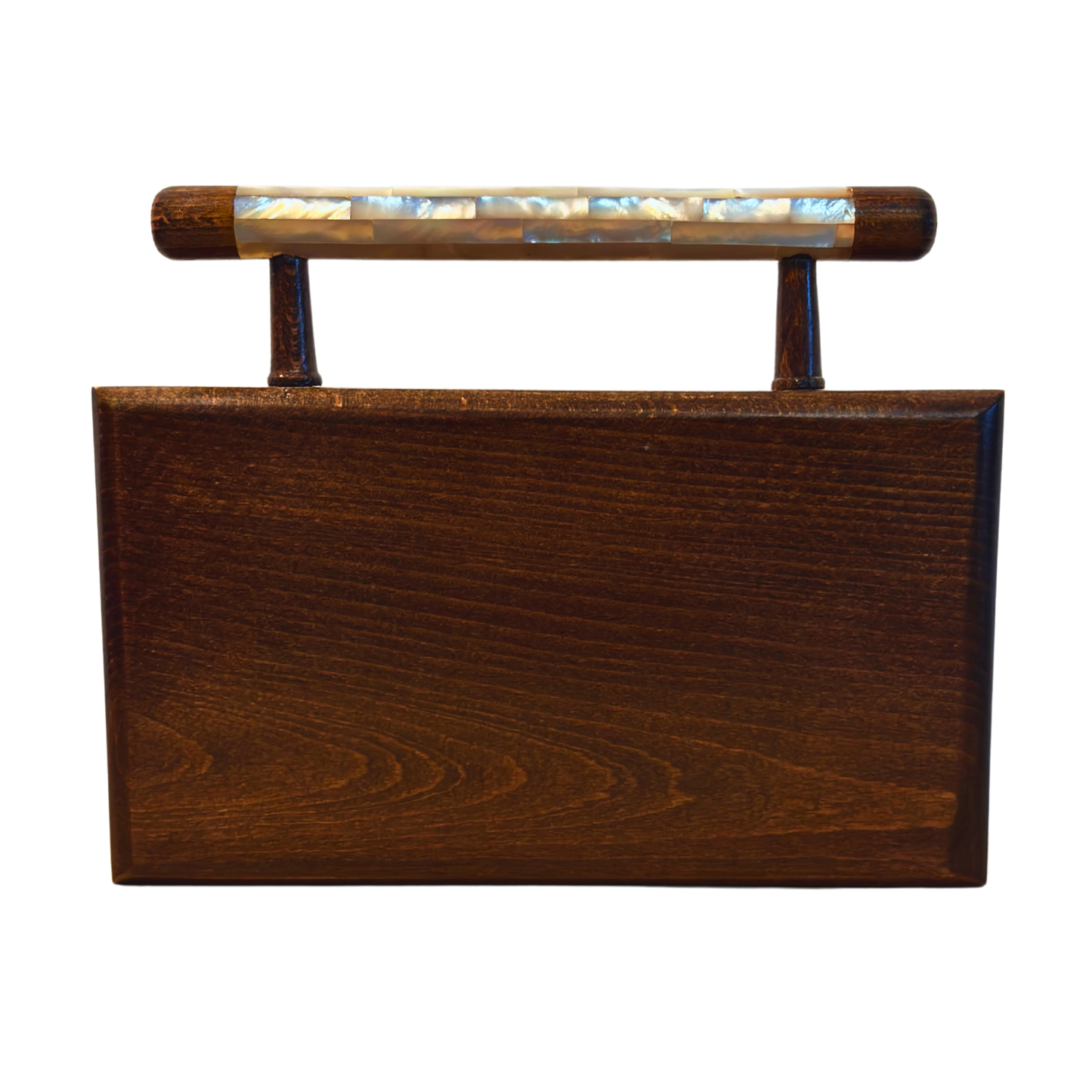 شام – حقيبة يد دمشقية فاخرة مطعّمة بالصدف وبطانة بروكار