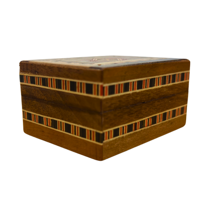 Ręcznie Wykonana Mozaikowa Pudełeczko na Pierścionek z Damaszku