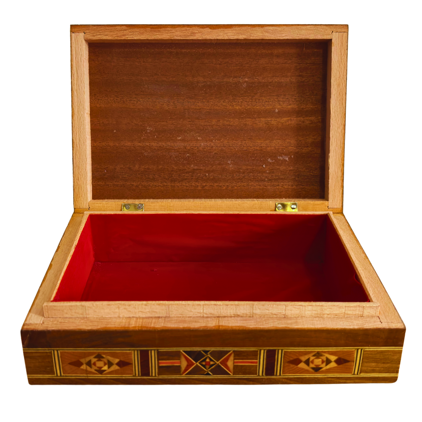 صندوق مجوهرات موزاييك دمشقي إصدار محدود – مصنوع يدويًا ومطعّم بالصدف