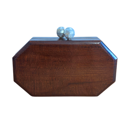 Jouri – Lüks Şam El Çantası, Gül Motifli Sedef İşleme & İnci Tesbih Zinciri