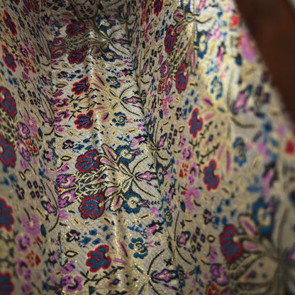 حقيبة يد "ياسمين" الدمشقية الفاخرة – مطعّمة بالصدف وبطانة بروكار