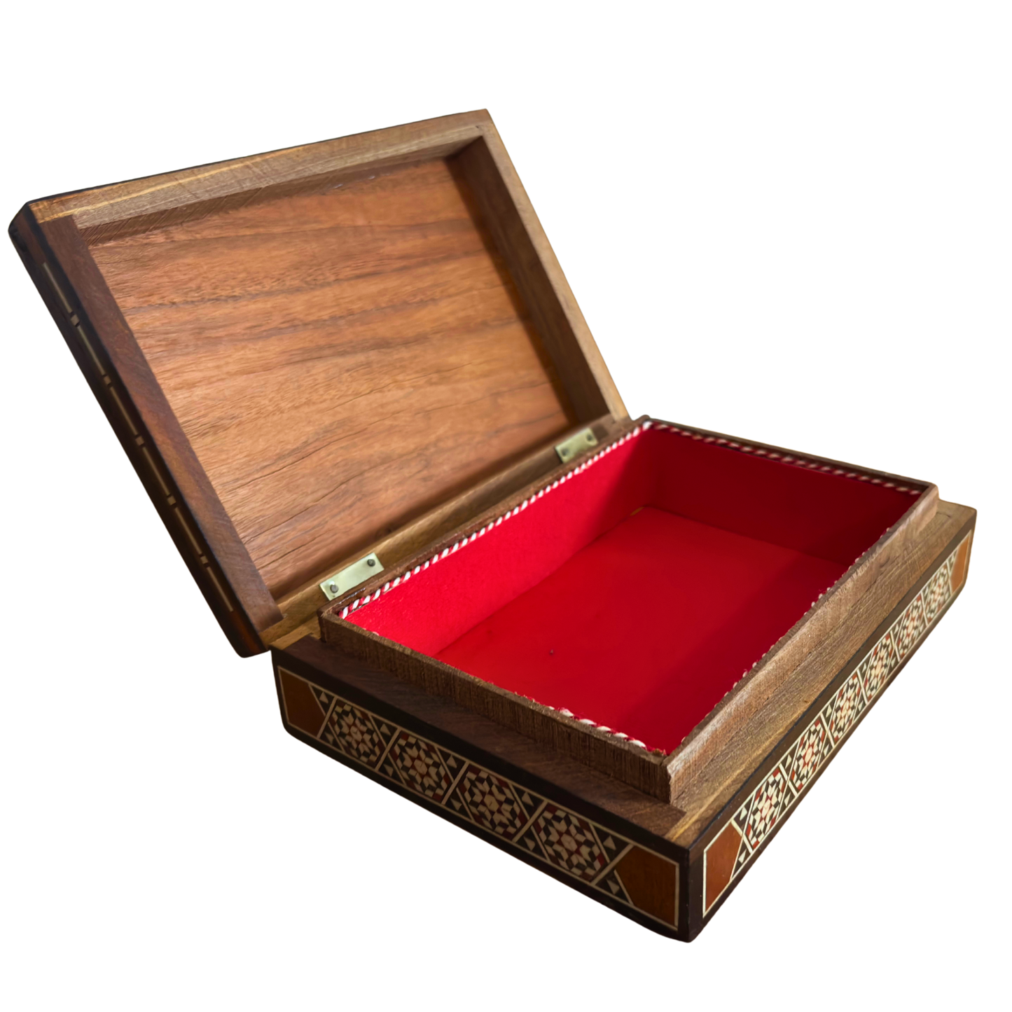 1970’ler Vintage Şam Deve Mozaik Kutusu – El Yapımı Suriye Sanatı