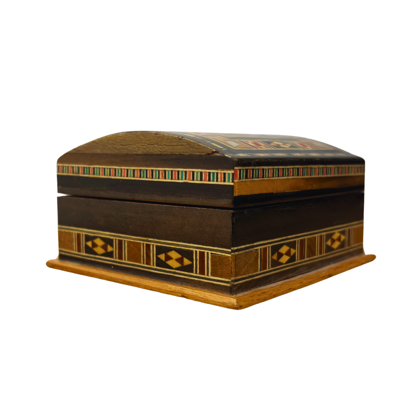 صندوق موزاييك دمشقي – حرفة تقليدية وأناقة مخملية