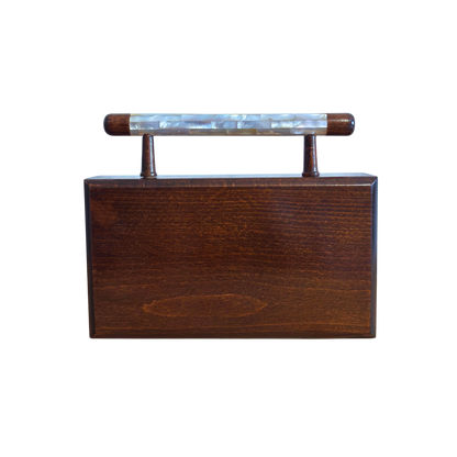 Falak – Lüks Şam El Çantası, Sedef İşleme ve Brokar Astar