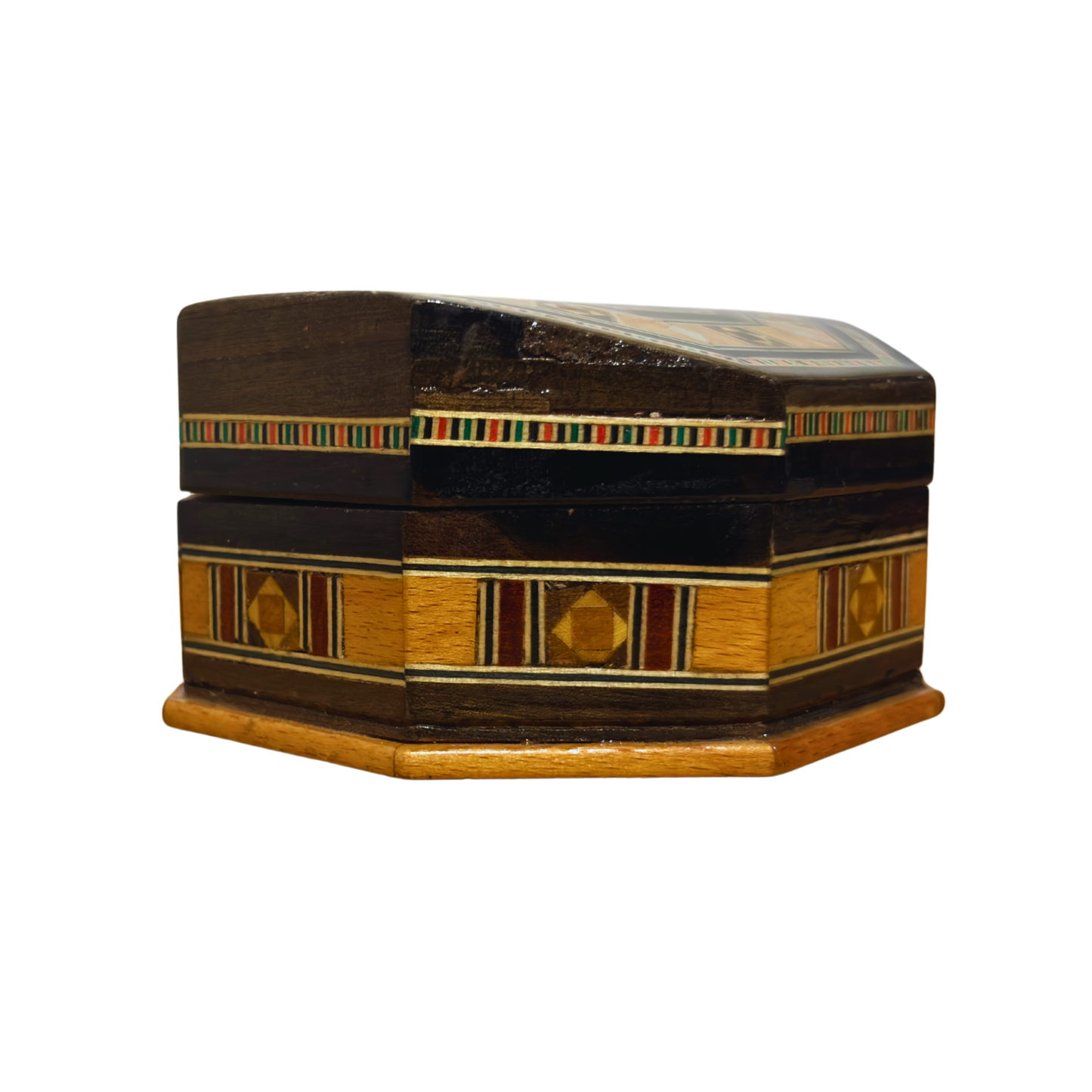 صندوق موزاييك دمشقي – حرفة يدوية وأناقة مخملية