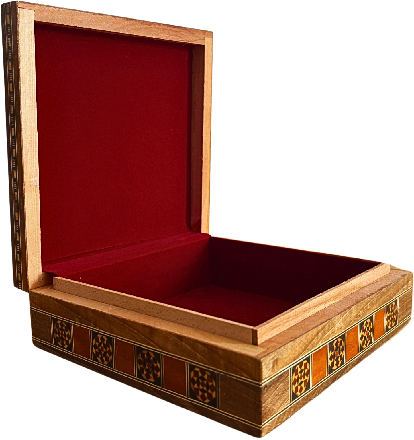 صندوق موزاييك دمشقي – تحفة فنية يدوية للمجوهرات والهدايا